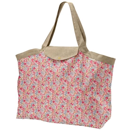 Sac cabas grand porcelaine rosée
