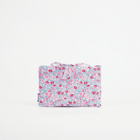 Petite pochette à livre ou liseuse rose grenadine