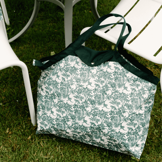 Sac cabas grand jungle vintage