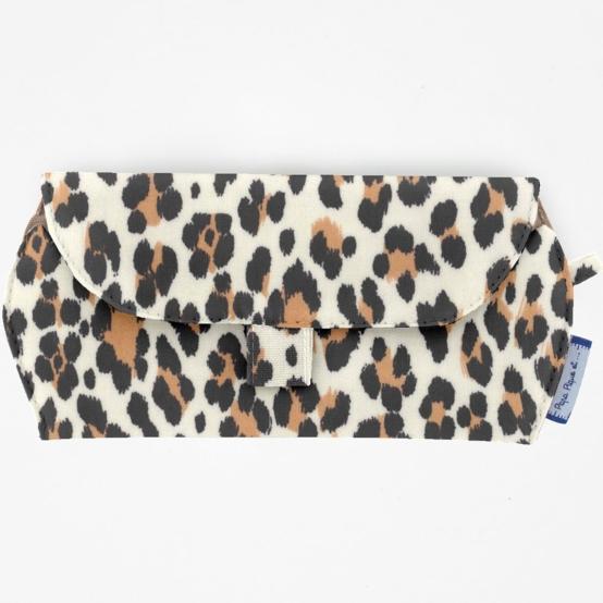 Etui à lunettes leopard