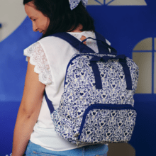Sac à dos pliable Gaby scandinavia bleu