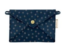 Pochette enveloppe moyenne bulle bronze marine