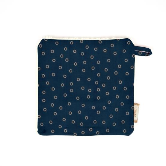 Carré Démaquillant Lavable bulle bronze marine