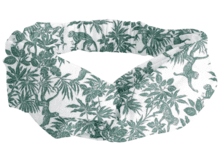 Bandeau croisé jungle vintage