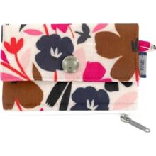 Mini pochette porte-monnaie champ floral