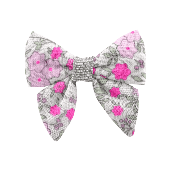 Barrette Mini Noeud Papillon serenade fluo