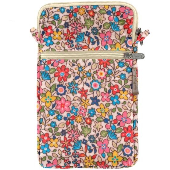 Pochette téléphone matelassée mille et une fleurs
