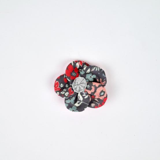 Mini Barrette Pétales de Fleur jardin d'aurore