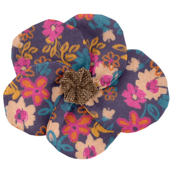 Petite Barrette Pétales de Fleur hippie fleurie