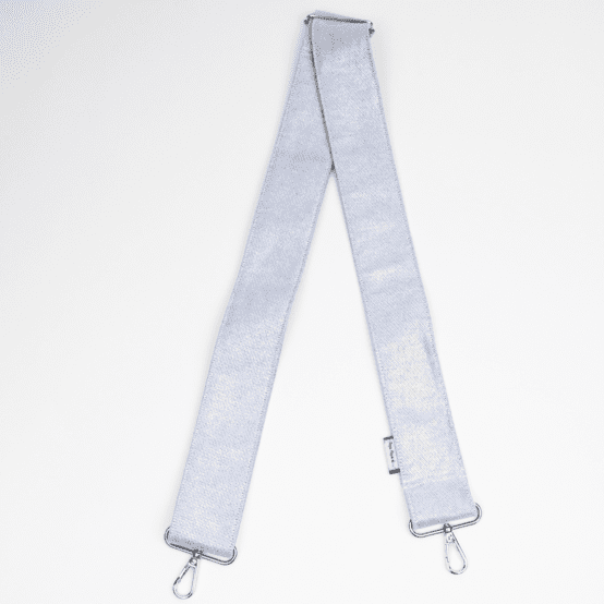 Bandoulière large jean irisé