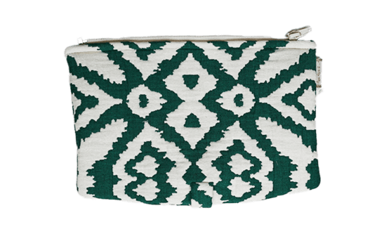 Rabat sac compagnon jacquard vert