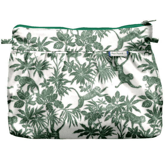 Pochette plissée jungle vintage