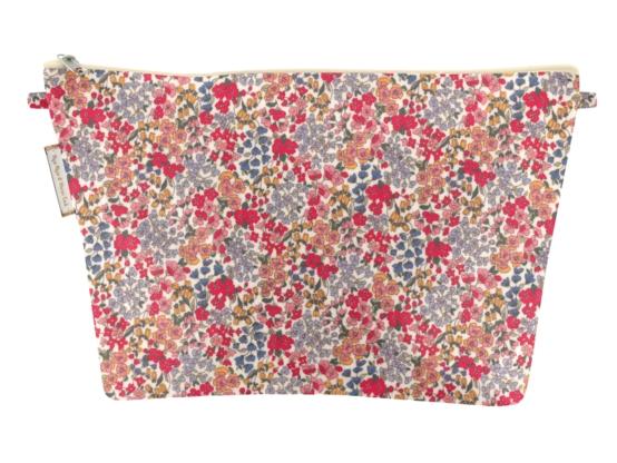 Trousse de toilette porcelaine rosée