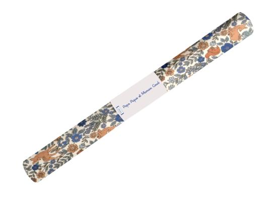 Coupon tissu enduit de 35cm  comptine enchantée