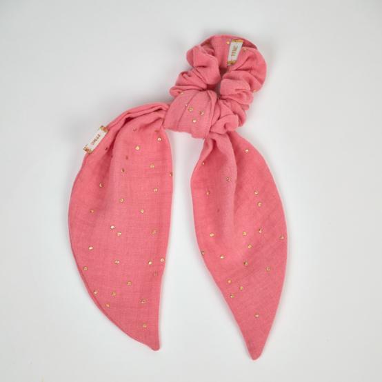 Foulchie court gaze pois or rose sorbet