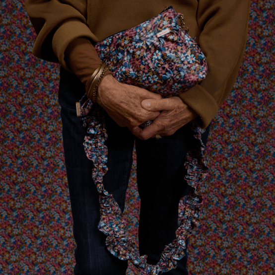 Pochette plissée bloom 70