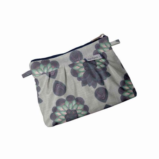 Mini pochette plissée lotus vert