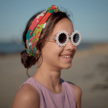 Bandeau croisé fleurs des iles