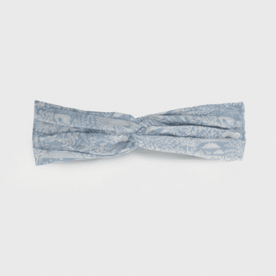 Bandeau croisé toile de biche