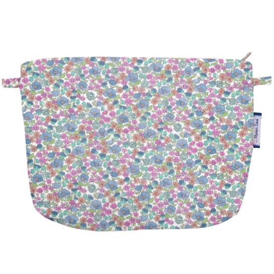 Pochette tissu pastel fleuri