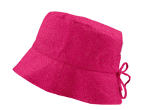 Chapeau de soleil enfant fuchsia pailleté