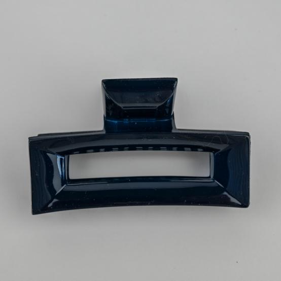 Grande pince rectangle marine laqué