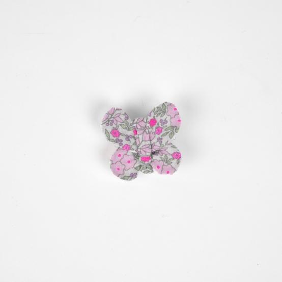 Barrette petit papillon serenade fluo