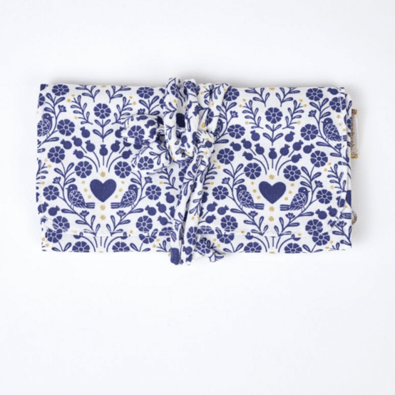 Pochette à bijoux scandinavia bleu