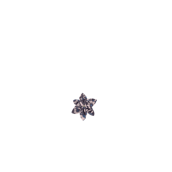 Barrette fleur étoile parade royale