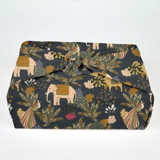 Furoshiki grand 73 x 73 cm eden indien