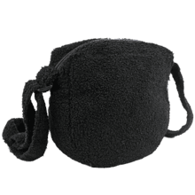 Base sac petite besace moumoute noire