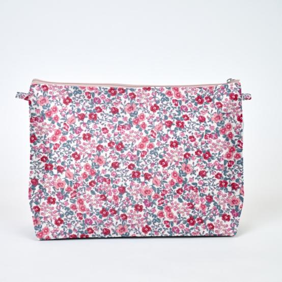 Trousse de toilette rose grenadine