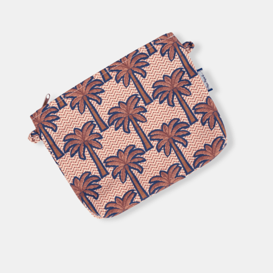 Mini pochette tissu palmeraie