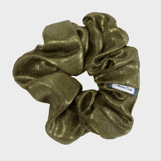 Chouchou lurex olive