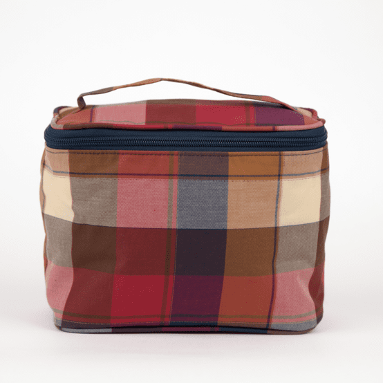 Vanity grand tartan lurex rubis