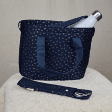 Sac Lunch Isotherme bulle bronze marine