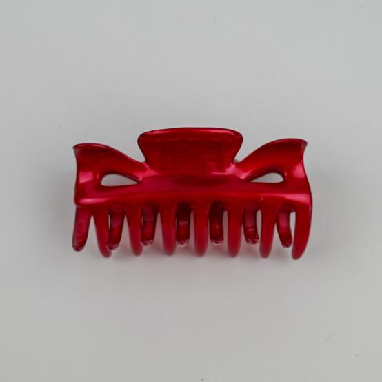 Petite pince classique rouge glossy