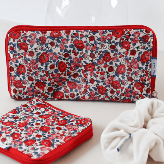 Portefeuille Charlie rouge corolle