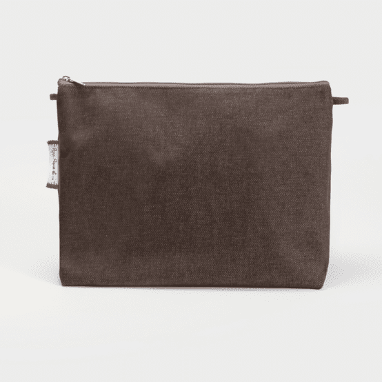 Trousse de toilette jean chocolat