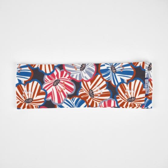 Bandeau jersey anémones rayées