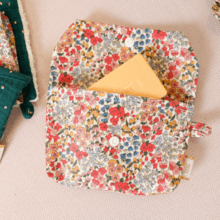 Pochette Savon porcelaine rosée