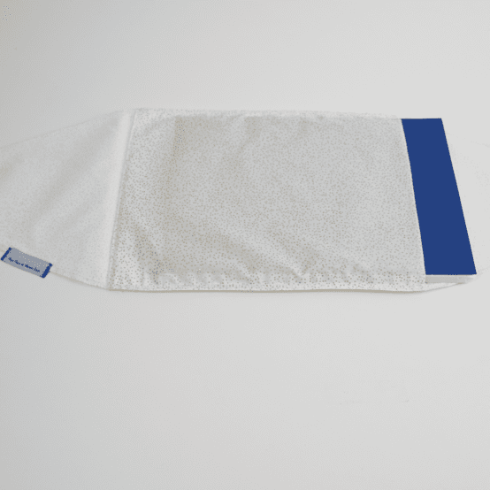 Fupochiki L (22 x 28 cm)  blanc pailleté