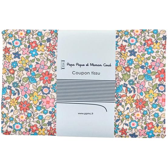 Coupon tissu 1 m mille et une fleurs