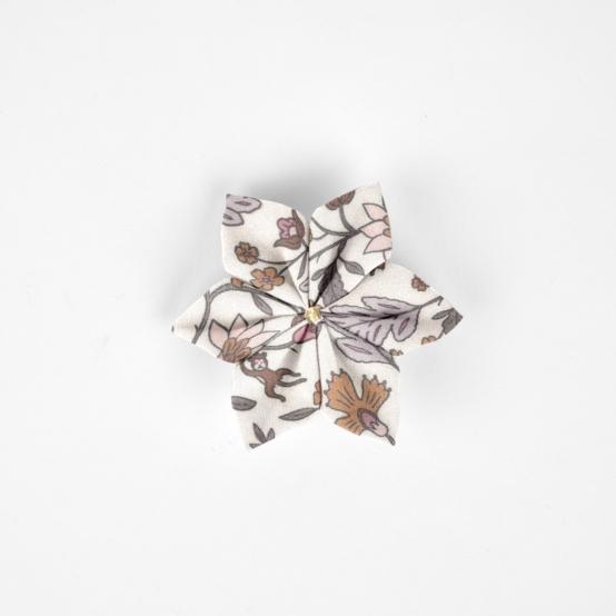 Barrette fleur étoile rêve de jasmin