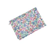 Portefeuille compact pastel fleuri