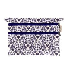 Pochette plate Aloïs scandinavia bleu