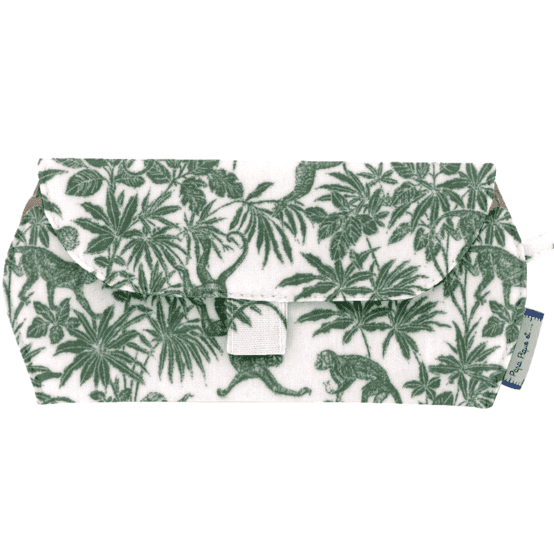 Etui à lunettes jungle vintage