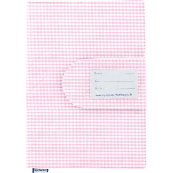 Protège carnet de santé vichy rose