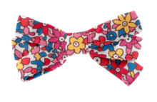Barrette ruban cocktail de fleurs