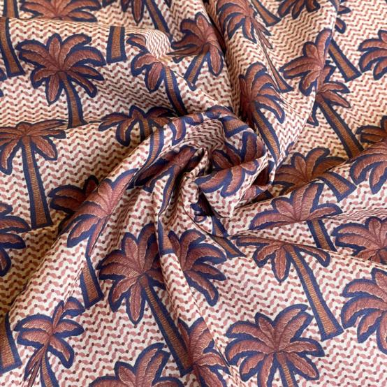 Tissu voile palmeraie